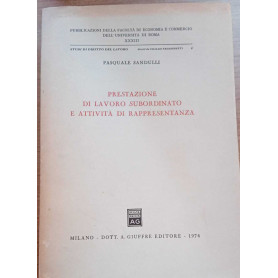 Prestazione di lavoro subordinato e attività di rappresentanza