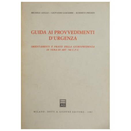 Guida ai provvedimenti d'urgenza