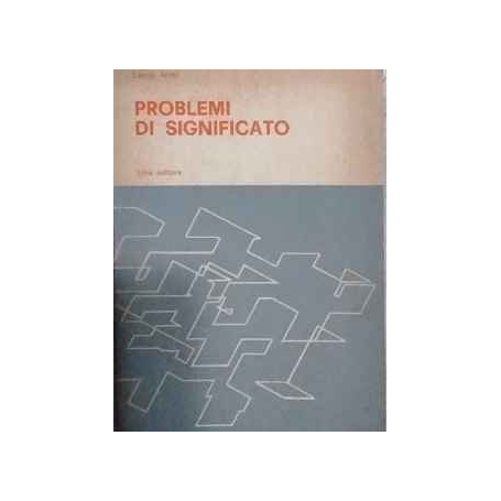 Problemi del significato