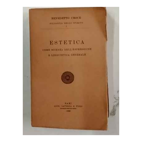 Estetica come scienza dell'espressione e linguistica generale