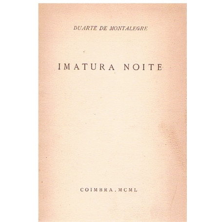 Imatura noite