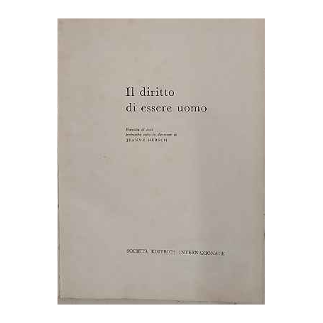 Il diritto di essere uomo