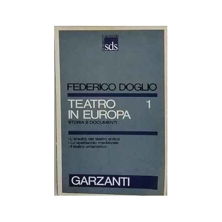 Teatro in Europa. Volume I