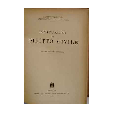 Istituzioni di diritto civile