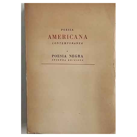 Poesia americana contemporanea e poesia negra