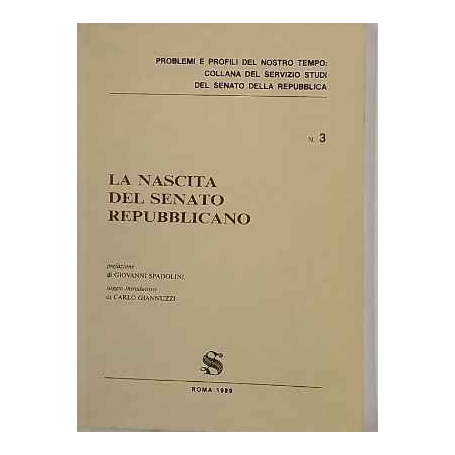 La nascita del Senato repubblicano.