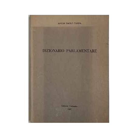 Dizionario parlamentare