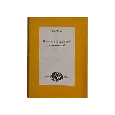 Il metodo delle scienze storico-sociali