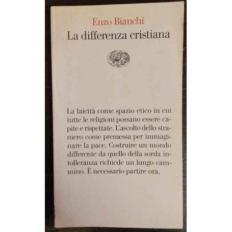 La differenza cristiana