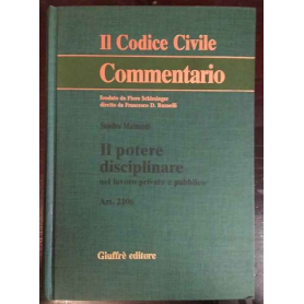 Il potere disciplinare nel lavoro privato e pubblico. Art. 2106.