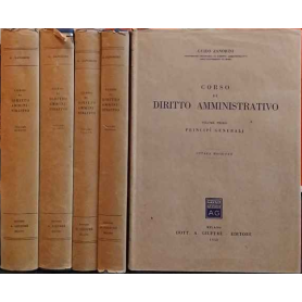 Corso di diritto amministrativo. 5 volumi