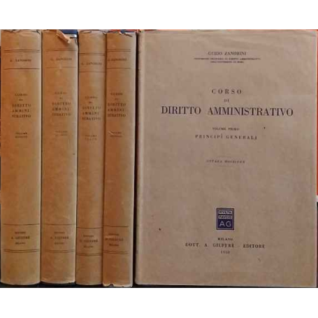 Corso di diritto amministrativo. 5 volumi