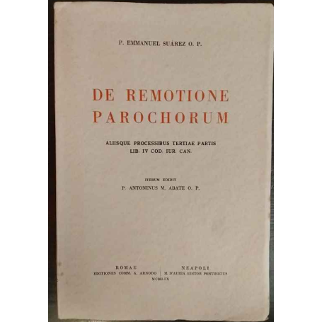 De Remotione Parochorum