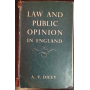 Lectures on the Relation Between Law & Public Opinion in England During the Nineteenth Century