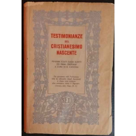 Testimonianze del cristianesimo nascente