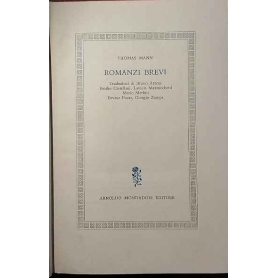 Romanzi brevi.