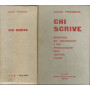 Chi scrive  repertorio bio-bibliografico e per specializzazioni degli scrittori italiani