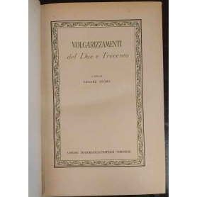 Volgarizzamenti del Due e Trecento