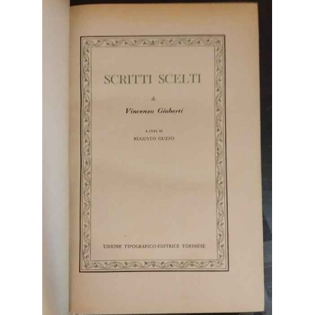 Scritti scelti