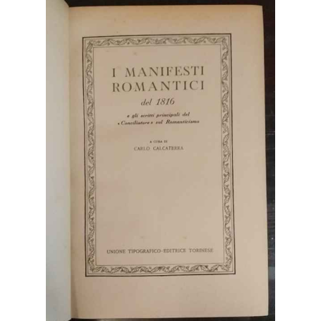 I manifesti romantici