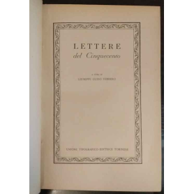 Lettere del Cinquecento