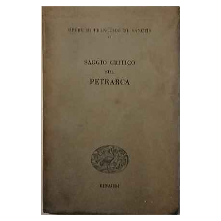 Saggio critico sul Petrarca