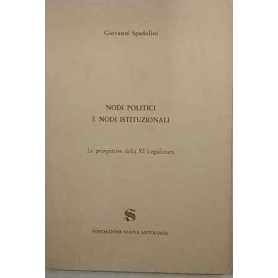 Nodi politici e nodi istituzionali