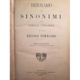 Dizionario dei sinonimi della lingua italiana.