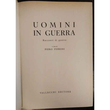 Uomini in guerra. Racconti di guerra