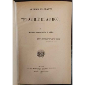 Et ab hic et ab hoc Vol 3. Iscrizioni caratteristiche di edifici