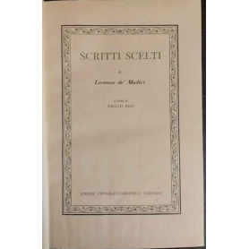 Scritti scelti di Lorenzo de' Medici