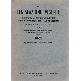 La legislazione vigente