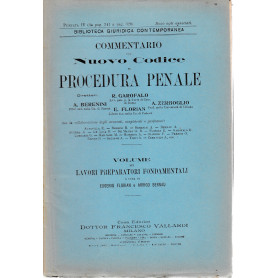 Commentario del Nuovo Codice di procedura penale. Puntata IV (da pag. 241 a pag. 320)