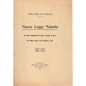 Nuova Legge Notarile