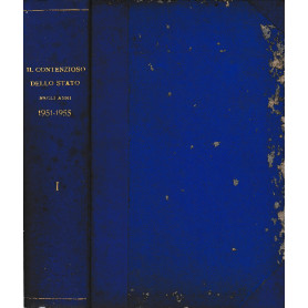 Il contenzioso dello Stato negli anni 1951-1955  vol. 1