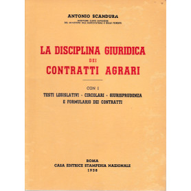 La disciplina giuridica dei contratti agrari