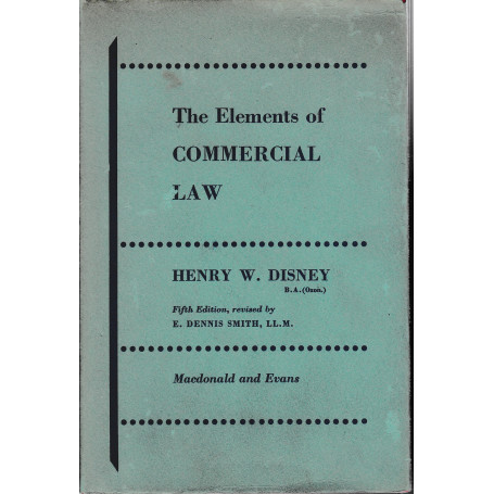 The Elements of Commercial Law
