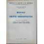 Manuale di Diritto Amministrativo