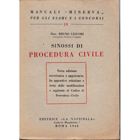 Manuali Minerva. Sinossi di Procedura Civile