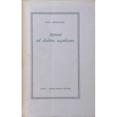 Appunti sul dialetto napolitano