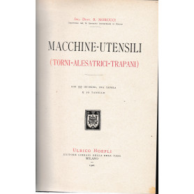 Macchine-Utensili (Torni-Alesatrici-Trapani)
