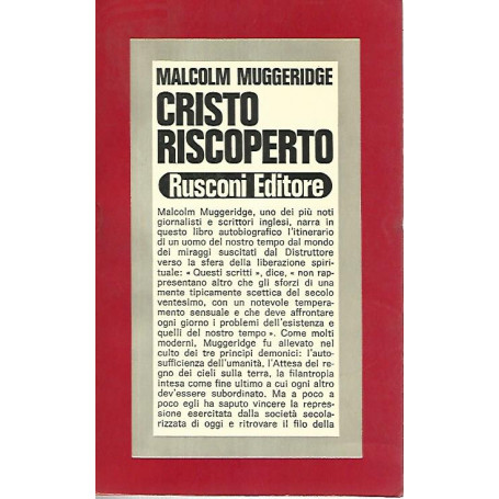 Cristo riscoperto