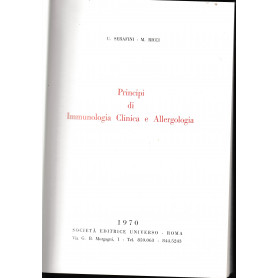 Principi di Immunologia Clinica e Allergologia