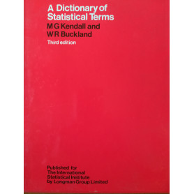 A Dictionary of Statistical Terms