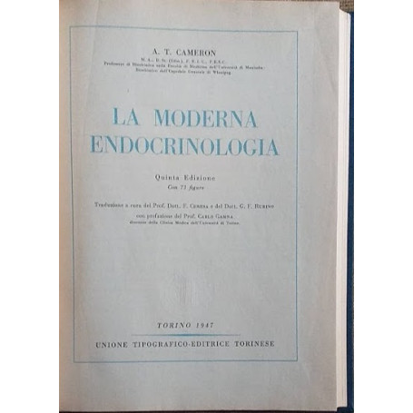 La moderna endocrinologia