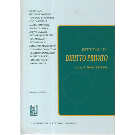 Istituzioni di diritto privato