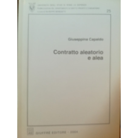 Contratto aleatorio e alea.