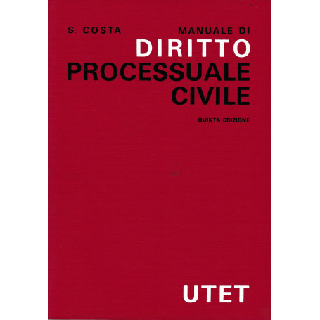 Manuale di Diritto Processuale Civile