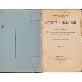 Legislazione sulle antichità  e belle arti