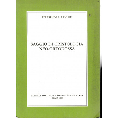 Saggio di cristologia neo-ortodossa